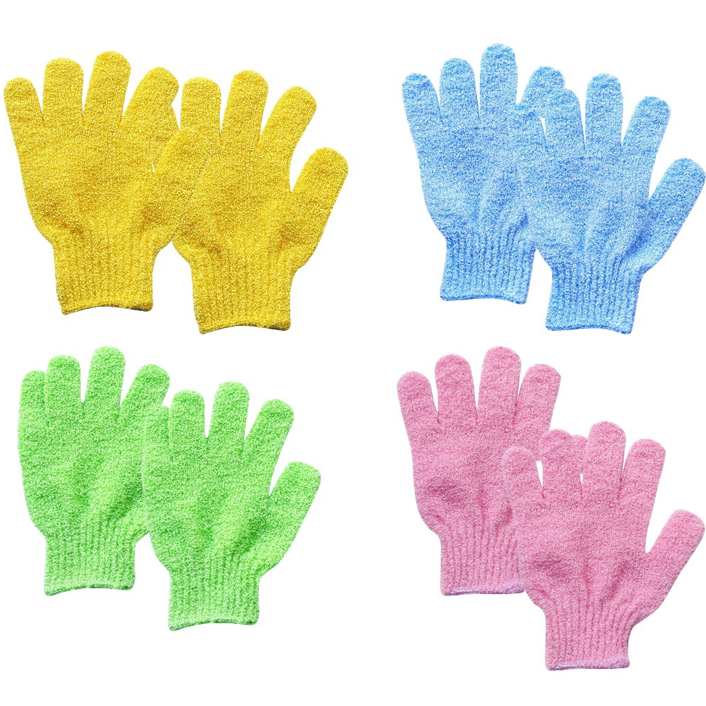 Smooth Skin, Exfoliating Shower Bath Gloves For Massage And Exfoliate, Heavy Exfoliate Glove, Dead Skin Cell Remover, Massage Away, One Size Fits Mos
