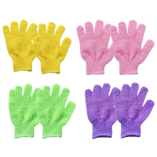 Luvas de Banho Esfoliantes para Pele Macia, para Massagem e Esfoliação, Luva Esfoliante Intensa, Removedor de Células Mortas, Massagem Suave,