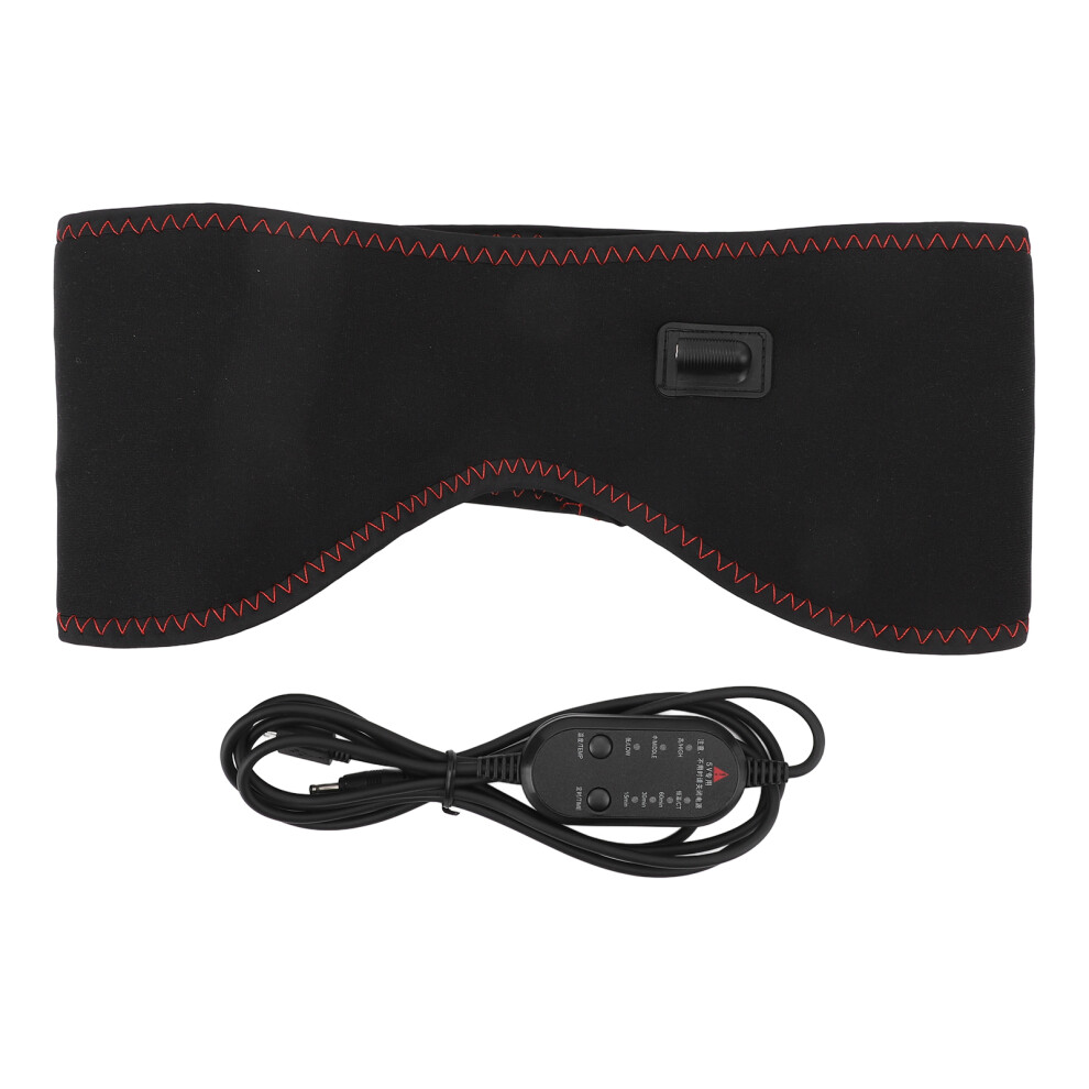 Electric Heating Pad Massager With Adjustable Temperature Settings Heated Knee Brace Wrap For Muscle Soreness Relief Comfortable Neoprene Material Fa