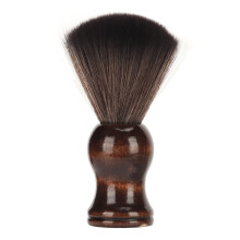 Beard Foam Brush, Portable Dirt Removal, Soft Nylon Shaving Brush with Comfortable Wooden Handle, Synthetic Professional for Men, Facial Hair