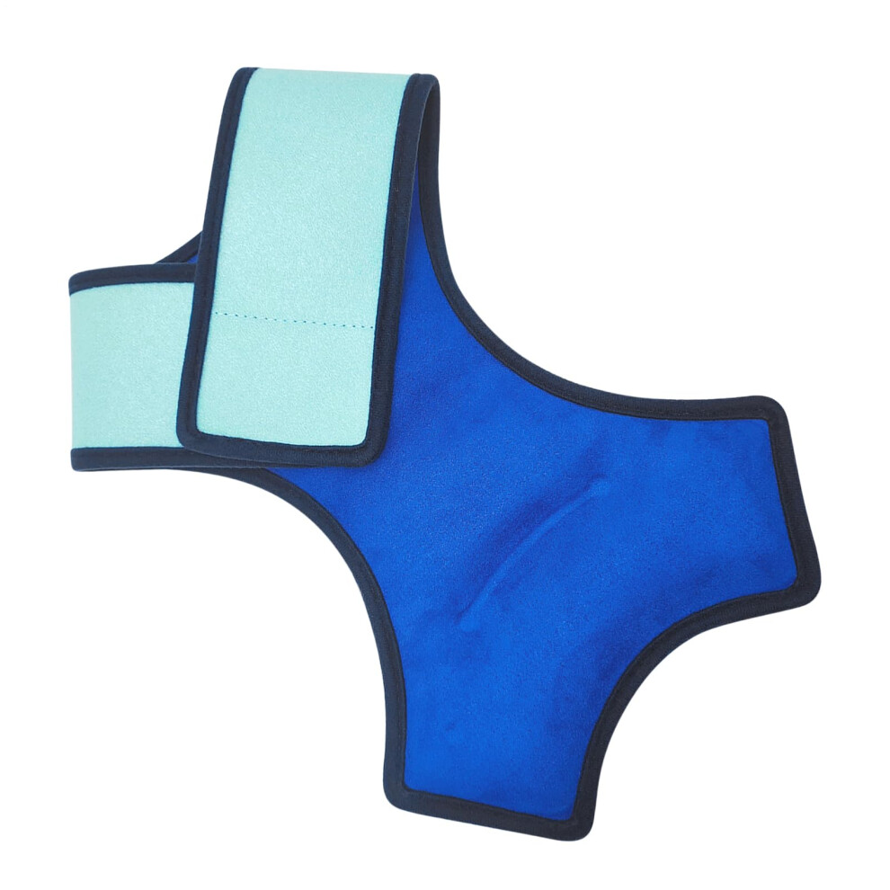 Ankle ice pack, ankle ice wrap  removal of ankle support, warm and cold compression  Foothelp ice packs flannel