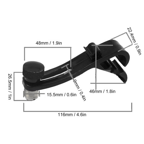Convenient Drum Microphone Clamp Set for Music Enthusiasts 1