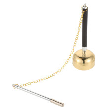 Traditional Buddhism instrument made of copper, decorative Yin Qing for meditation, handcrafted