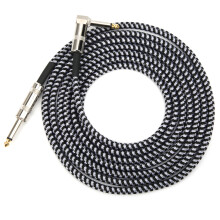 Cable de guitarra de grado profesional de 3 metros, conductor de cobre libre de oxígeno con doble aislamiento, transmisión de señal mejorada,