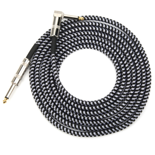 Καλώδιο κιθάρας Tweed Braided 3 μέτρων, εξαιρετικά ανθεκτικός σχεδιασμός, χαμηλής