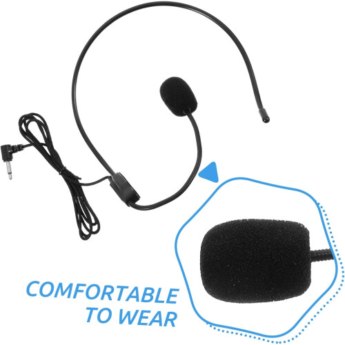 Microphone Earphones Voice Karaoke Black 1