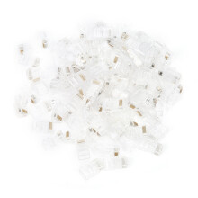 RJ45Crimp-kontakt Förgyllda anslutningar CAT-5E-kontakt 8P8C Nätverksmodulära kontakter UTP-kontakter Modulära kontakter med hög