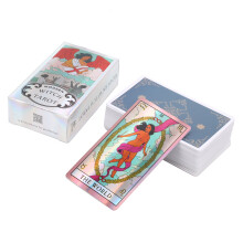Tarot Wahrsagekarten-Deck – Hologram-Flash-Effekt, Englisch, 9,8 x 5,7 cm