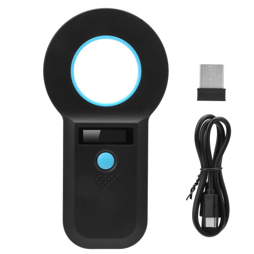 Handheld Animal Chip Reader RFID Microchip Bluetooth Scanner 134.2KHz/125KHz 1