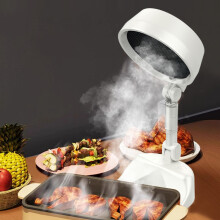 Portable Kitchen Fume Extractor with 3Speed USBC Charging, Detachable Filter, Ductless Range Hood for Indoor BBQ and RV