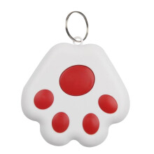 Dog GPS Tracker Mini GPS For Pets Cat Claw Shape RealTime Location Tracker Wireless Phone Finder Red