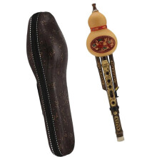 Beginner hulusi flute Handcrafted Bamboo Hulusi Gourd Flute Ethnic Musical Instrument Key of C With Case