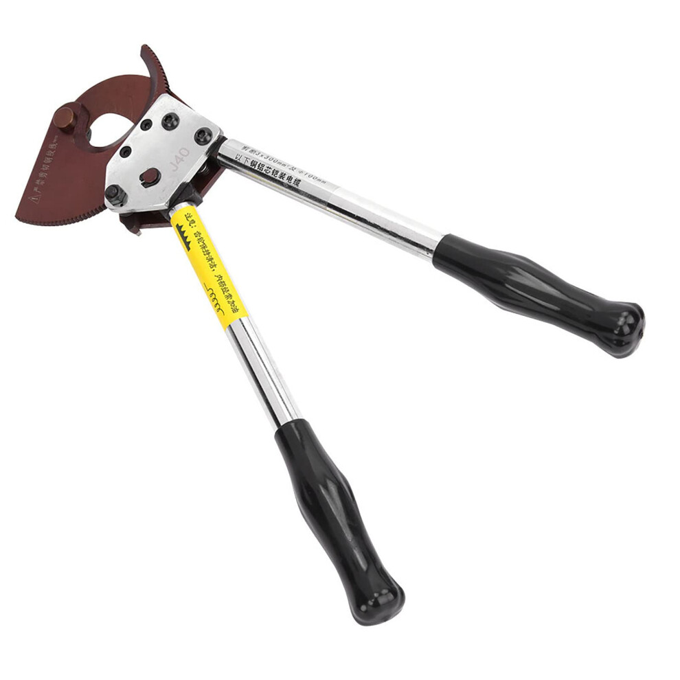 Manual Ratchet Cable Cutter Manganese Steel Blade Heavy Duty Ratcheting Wire Cutting Tool For Electrical Wire 9187378448625