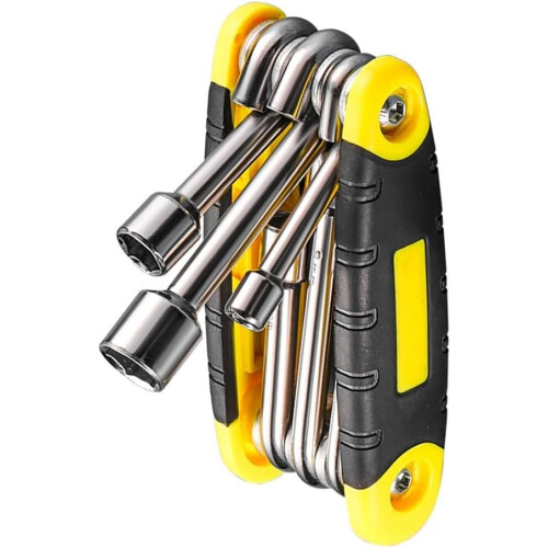 6in1 Folding Socket Wrench Set 512mm MultiFunction Hex Spanner Tool For Home Automotive Mechanical  Ergonomic 2