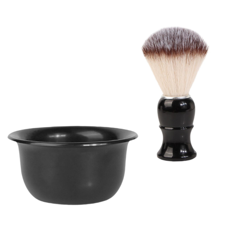 Cream Shaving Brush, Shaving Rinser, Face Cleansing, Professional Men's Shaving Brush, Beard Brush, Shaving Soap, Bowl, Shaving