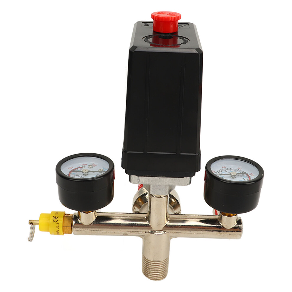 Air Compressor Pressure Switch Dual Regulator 0Â12Bar 0Â180Psi 6941375824584