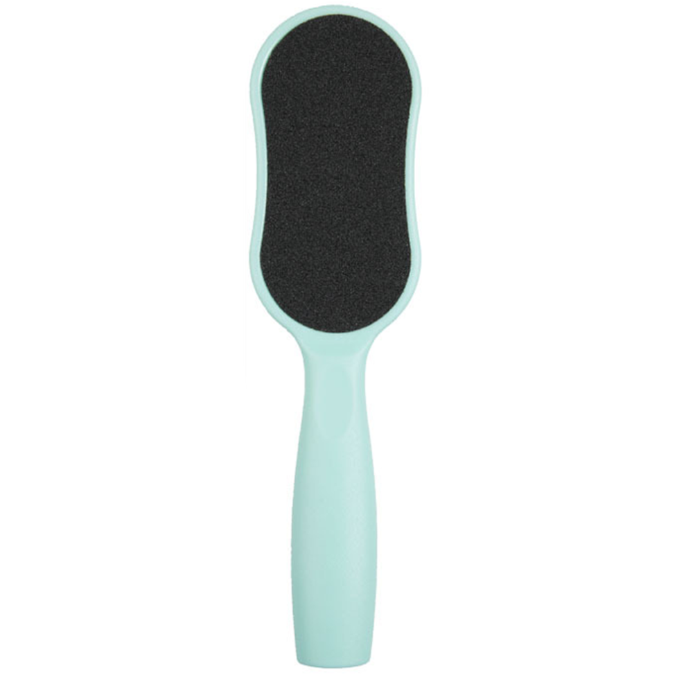 Comfortable Handle Foot Scrubber, Double Sided Foot File For Professional Use, Hypoallergenic Pedicure Tool For Cracked Heel Treatment, (Stainless