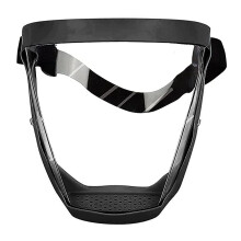 Andningsbart helmaskskydd, ultraklar sikt och ergonomisk design, justerbara remmar för personlig passform, dammfri och imfri yta, Reu