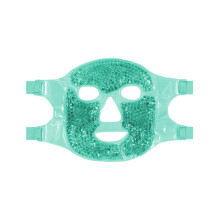 Oogmasker met gel voor het verminderen van wallen, warmte- en koudetherapie voor migraine en vermoeidheid, herbruikbaar, met verstelbare elastische