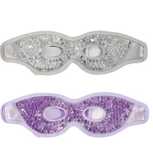 GelEyeMask: De ultieme oplossing voor donkere kringen en migraine, oogmasker met warmte- en koudetherapie, 2 stuks, omkeerbaar ontwerp, verstelbare