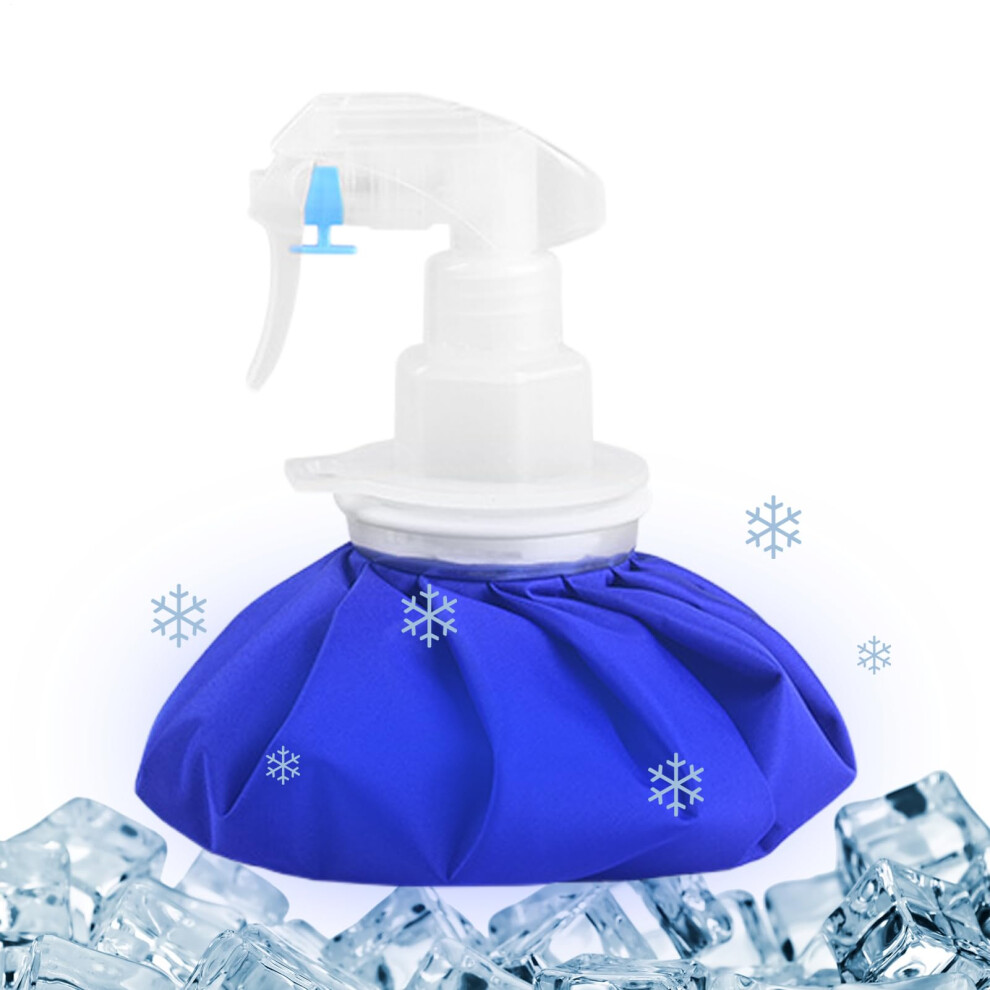 Blue Reusable Cold Compress Leakproof Cooling Bag For Injuries, Freezersafe,