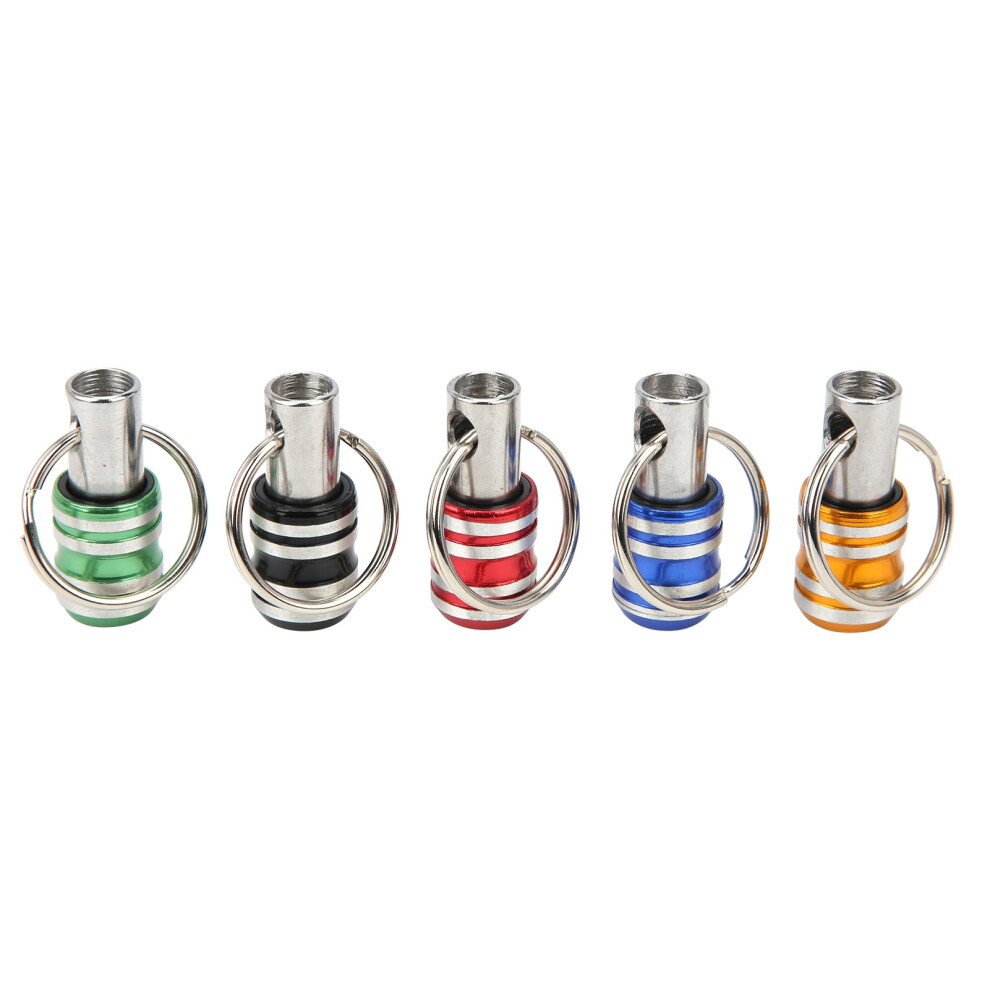 Versatile 5Pcs Aluminum 1/4In Quick Release Keychain Bit Holders 8381379370195