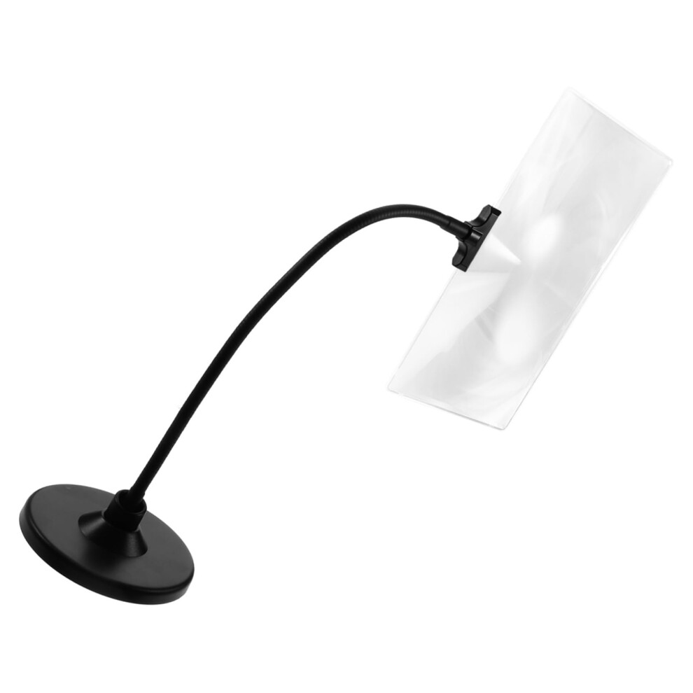 Magnifying glass with stand, flexible tube, magnification for reading and crafts, table magnifier for sewing and watch .