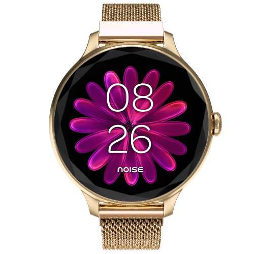 (Silver Link) NoiseFit Diva Smartwatch with AMOLED Display and AI Voice Assistant 1