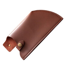 PU Leather Cleaver Knife Sheath Holder with RustProof Protective Cover for Butcher Knife