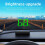 Car HUD Display GPS Speedometer with Auto Brightness Windshield Speed Projection Dual Mode 2