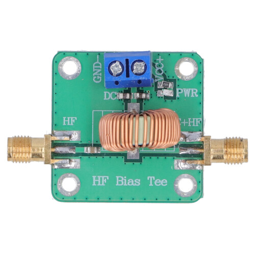 Electronic RF Microwave Bias Tee Module 0.2‑180MHz 30V Block Signal Component 1