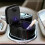 Car Portable Ashtray With Lighter, Blue LED Light, Automatic Lid Fits Cup Holder 3