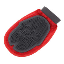 Doublesided pet massage glove Gentle and efficient grooming gloves for cats and breathable material Comfortable padding for faux fur care.