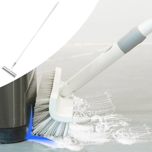 Floor Scrubber Brush, Deck Scrubber Brush  Versatile Floor Scrubber with Long Handle 1