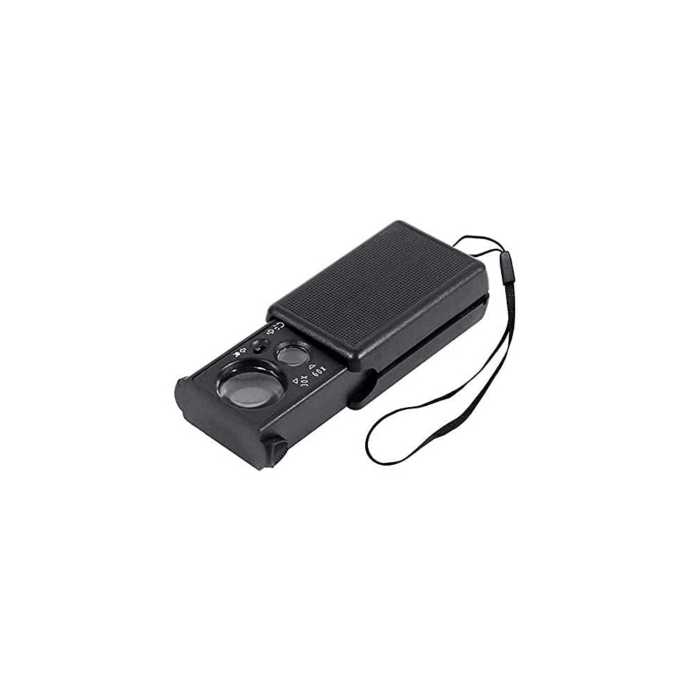 Light Pedagogical Hobby Magnifiers, Portable 3060X Led Ing For Jewelry Identification.
