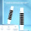 20pcs Reusable Forehead Temperature Strips Fever Thermometer Plastic 5
