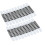 20 pcs Reusable Forehead Thermometer Strips, Plastic Temperature Readings 15