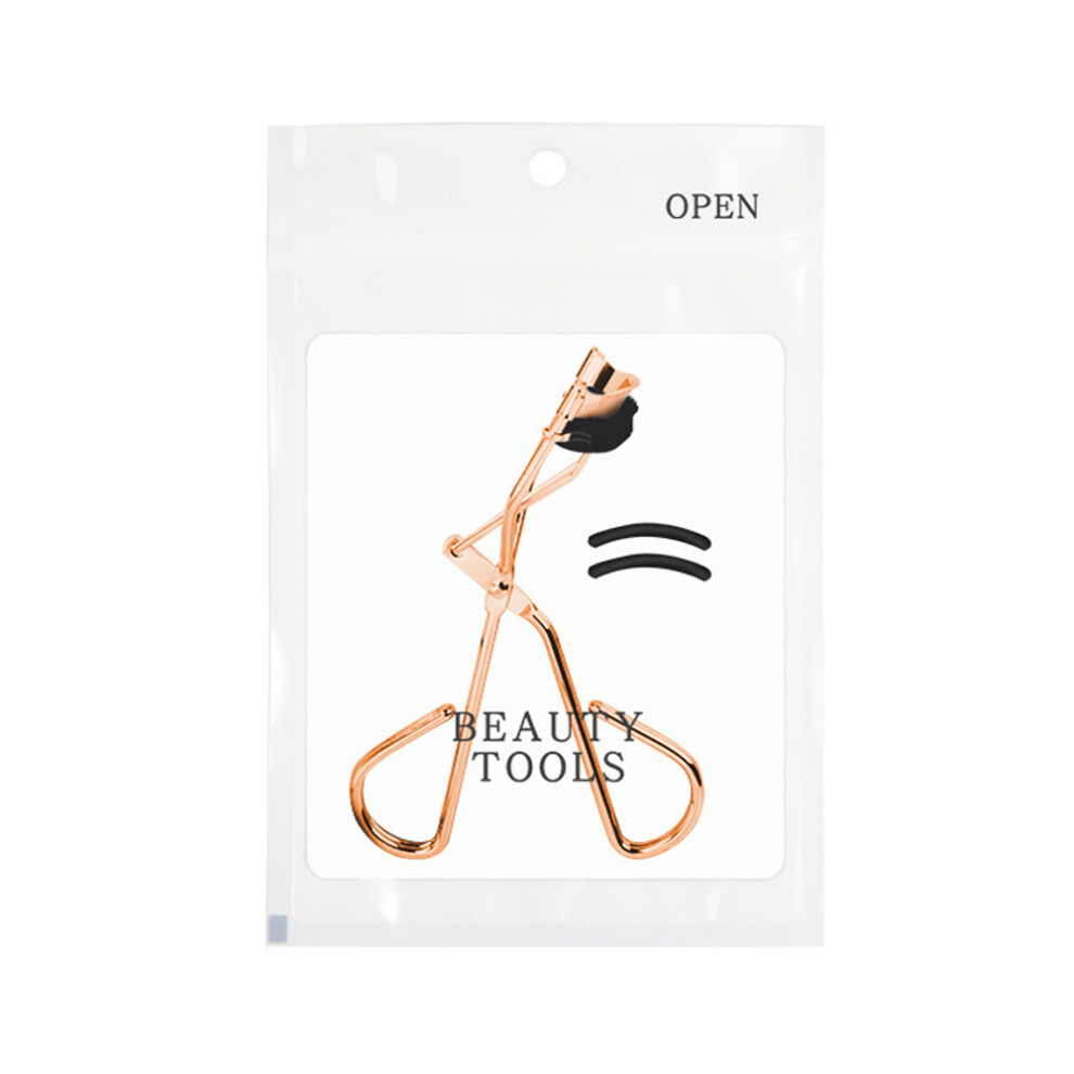 Gold Rose Beauty Tool, Pinch Pain-Free Eyelash Curlers With Comb, Durable And Portable For Halloween Parties For Nightclubs For Daily Use