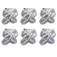 Schmink-Haarband aus Frottee, Spa-Stirnband für schnelle Flüssigkeitsaufnahme, weiches Material, verstellbare Größe, dehnbar bis zu 68,5 cm,