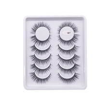 Glamouröser Alltagslook: Mehrlagige künstliche Wimpern mit 3D-Effekt, natürlich wirkende, zarte Wimpern mit weichem Baumwollband für alle