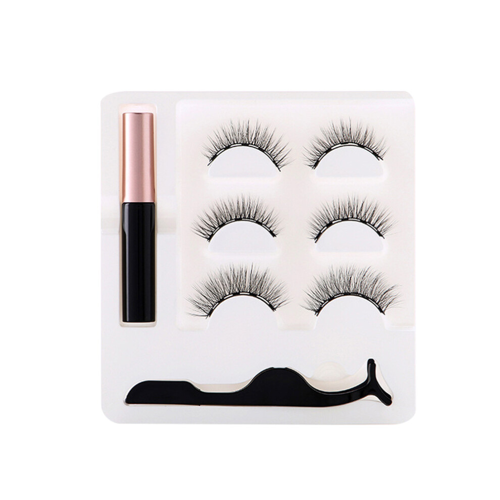 Easy To Apply Magnetic Lashes, No Glue Required For Synthetic Fiber Extensions With A Natural Look And Reusable Feature For Halloween Parties