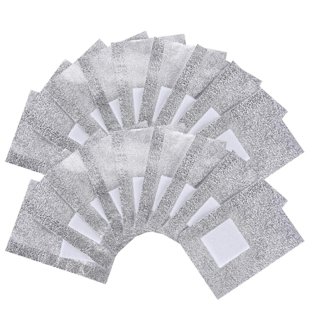 Nail Remover Aluminium Foil Wraps for Gel Polish Soaks, Professional Manicure Lint Free Pads with Acetone Protection, Easy DIY Nail Care at Home (400