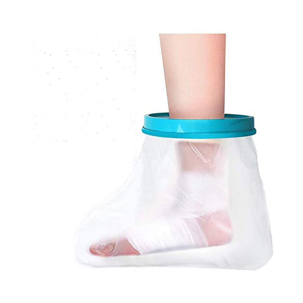 Watertight Seal Waterproof Foot Cast Cover, Comfortable Design Wound Protector For Showering And Water Activities, Reusable Medical Grade Material Ca