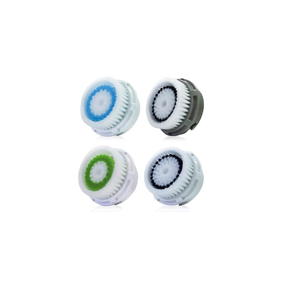 Replaceable Brush Heads For Facial Cleansing, Deep Pore Cleansing With Non-Porous Filament, High Quality Material For Normal Sensitive Skin, Promotes