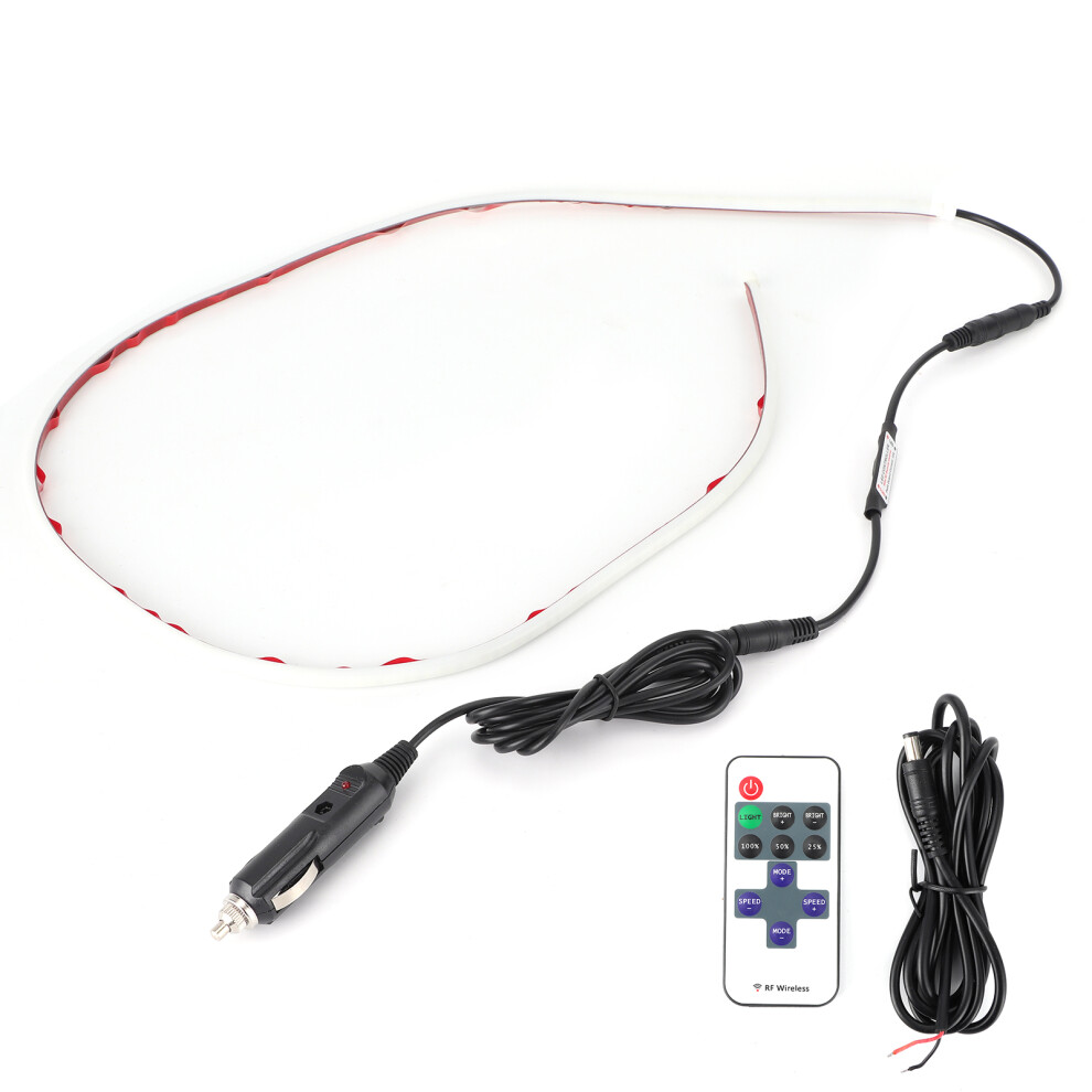 Flexible Waterproof Led Strip For Vehicle Exterior Decoration Bright Daytime Running Bar With Adjustable Brightness Remote, Easy Mount Light 9365494976790