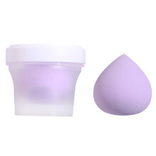 Hydrophilic Makeup Blending Sponge, 5 in 1 Multifunctional Sponge with Teardrop Spherical Shape for Precision Application, Fast Drying Reusable Beaut