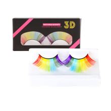 Synthetische Nerzwimpern im Katzenaugen-Look, wiederverwendbare künstliche Wimpernstreifen für einen extravaganten Make-up-Effekt, auffällige
