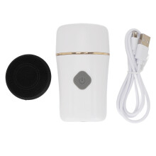 Nabíjateľná USB čistiaca kefka na tvár, multifunkčná, vodotesná, IPX7, dvojitá kefka, jemná čistiaca elektrická čistiaca kefka na tvár,