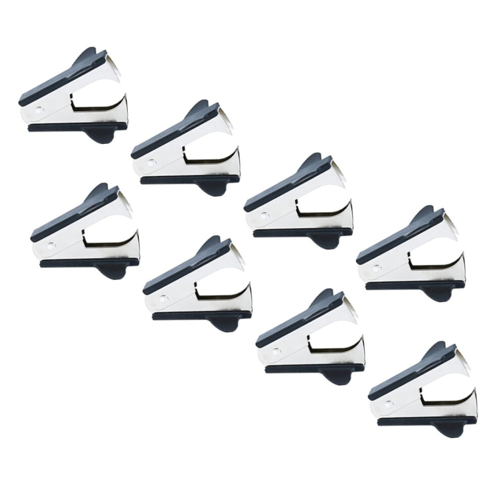 8Pcs Staple Remover Tool Nail Puller Disassembler Student Set Black 9187378859919