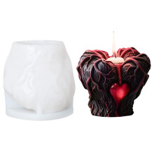 Halloween Holding Heart Scented Candle Molds Plaster Molds-3